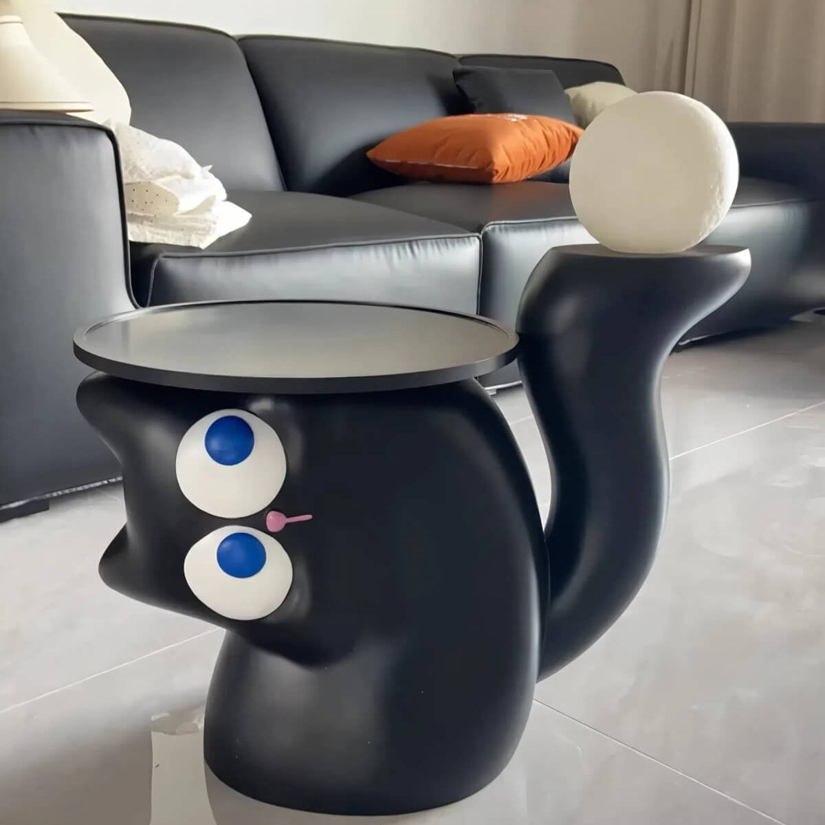 Playful Cat Eyes Side Table
