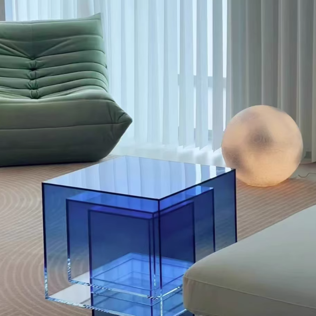 Nordic Gradient Acrylic Coffee Table