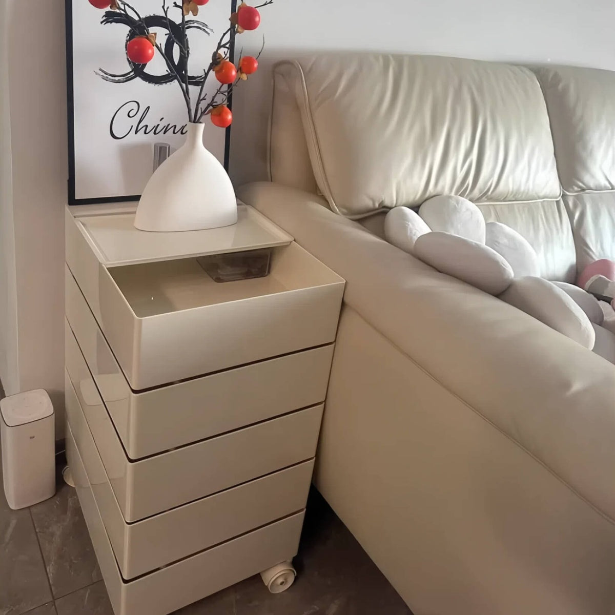 Chic Nordic Rotating Storage Cabinet