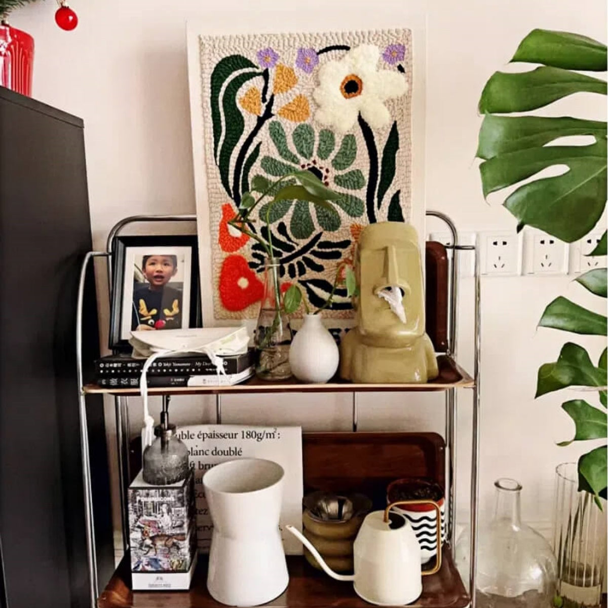 Floral DIY Punch Needle Embroidery Kit