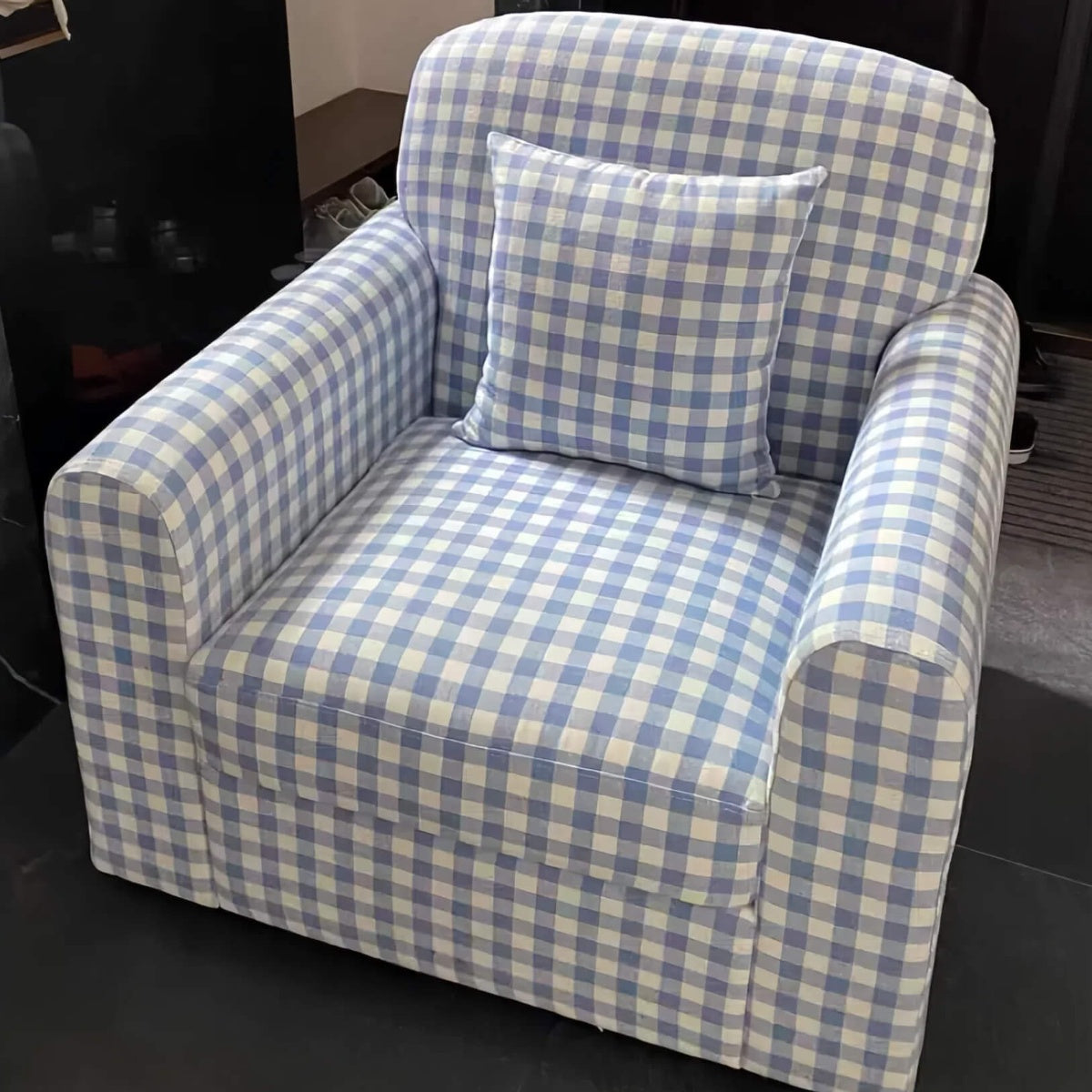Dreamy Checkered Sofa