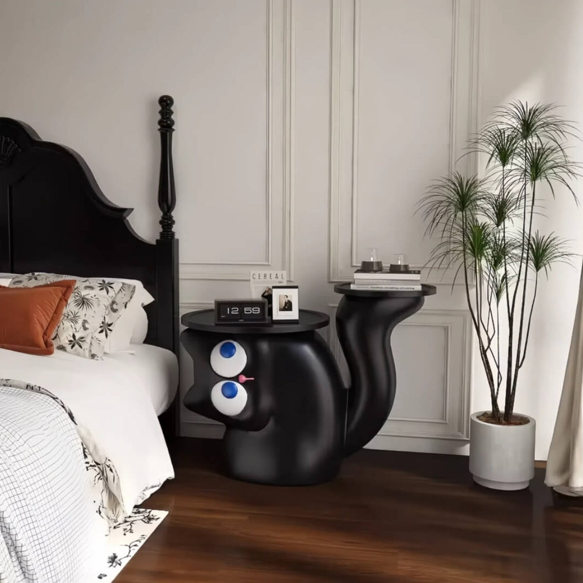 Playful Cat Eyes Side Table