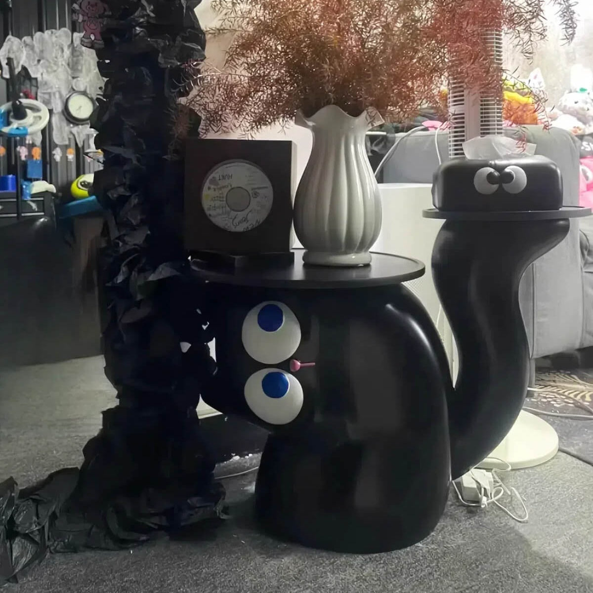 Playful Cat Eyes Side Table