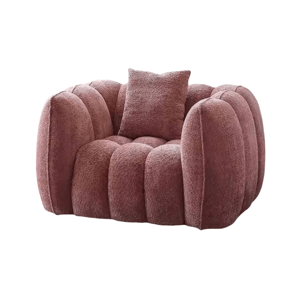 Pumpkin Mochi Sofa™|Cozy Sheep Wool Fabric