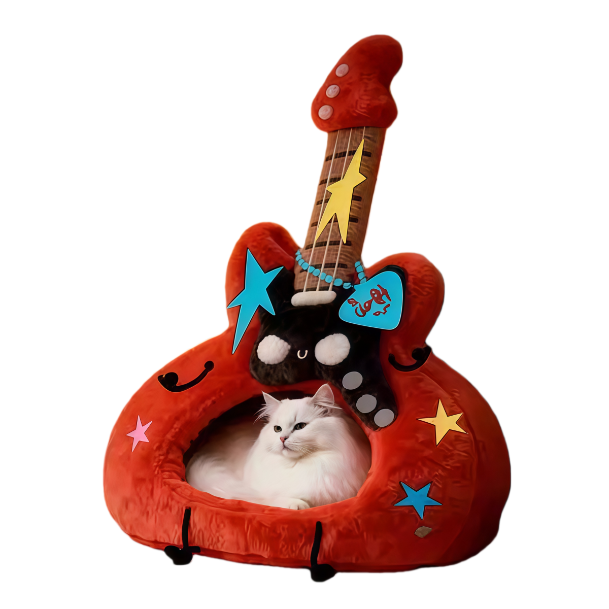 Rock Guitar Cat Bed