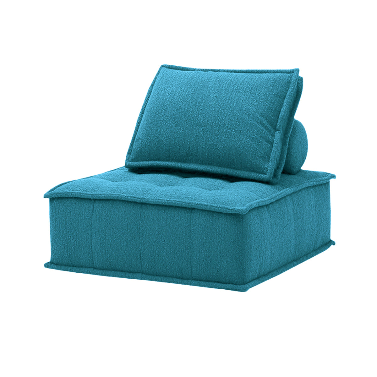 Deep Cyan Blue Moldular Mochi Sofa