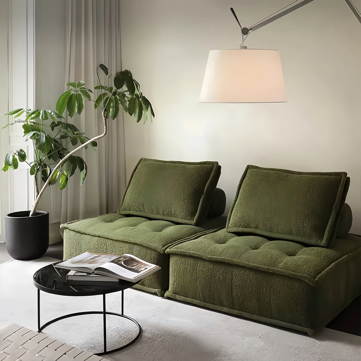 Green Moldular Mochi Sofa