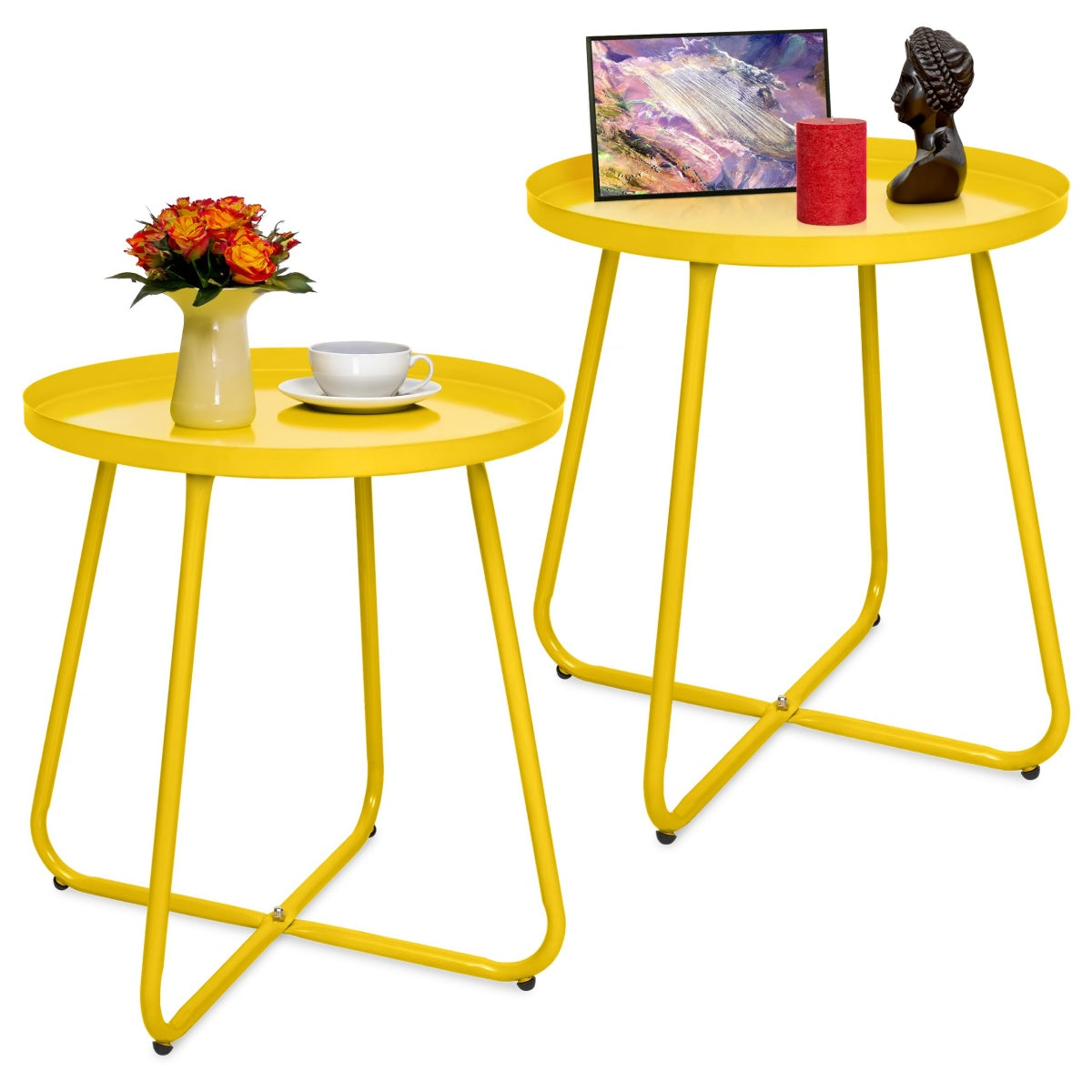 Minimalist Round Side Tables