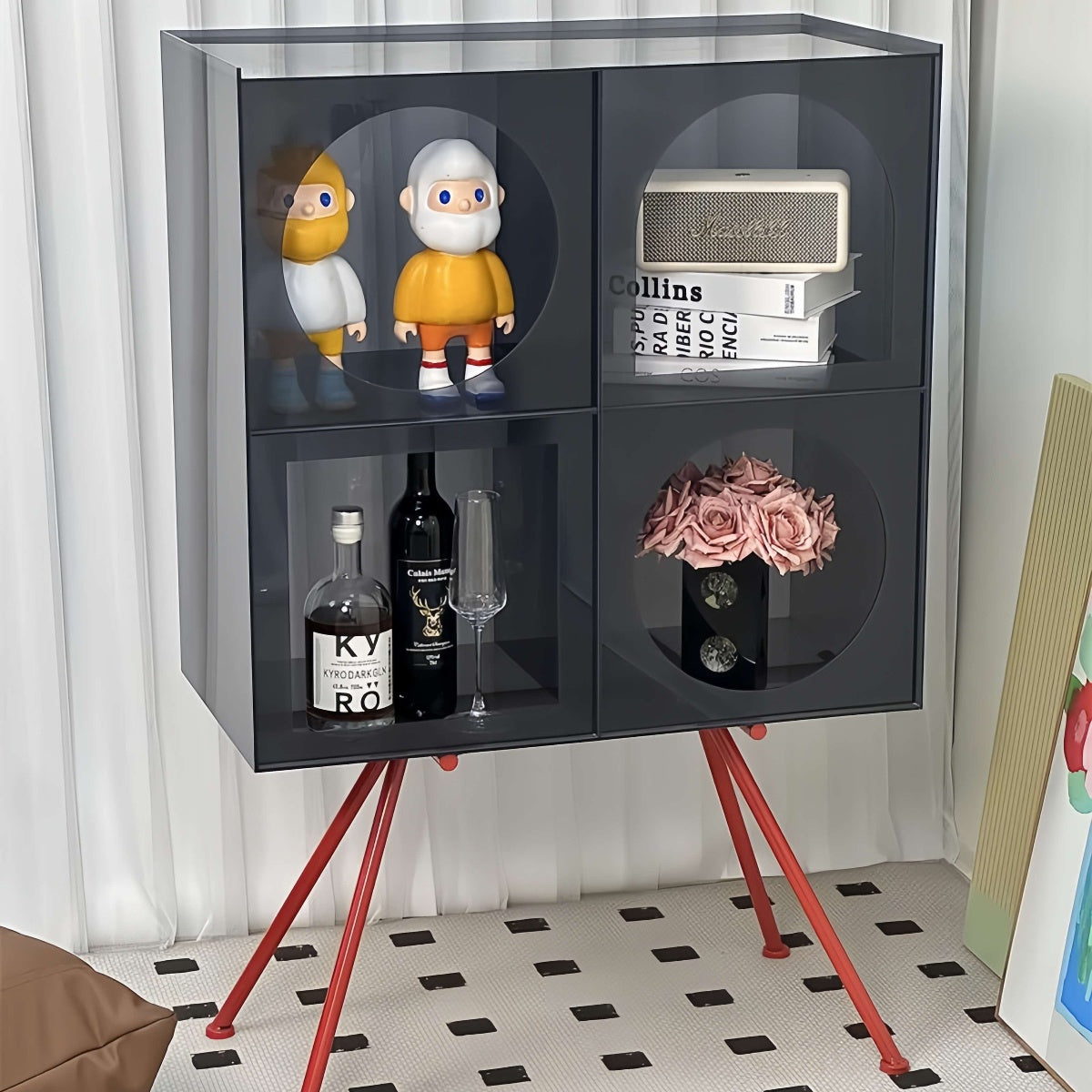 Modern Acrylic Storage Cabinet