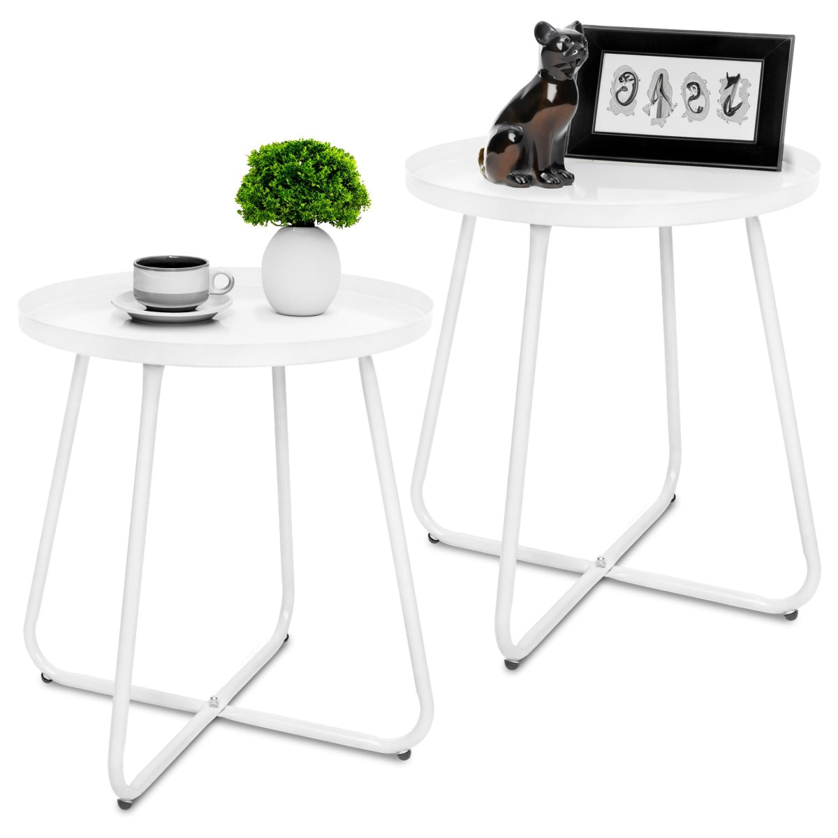 Minimalist Round Side Tables