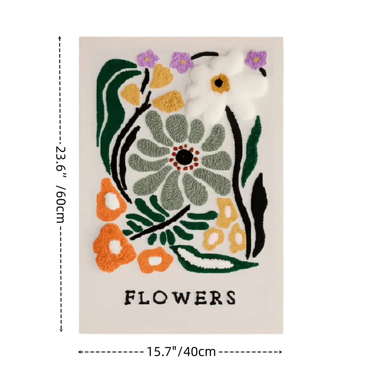 Floral DIY Punch Needle Embroidery Kit