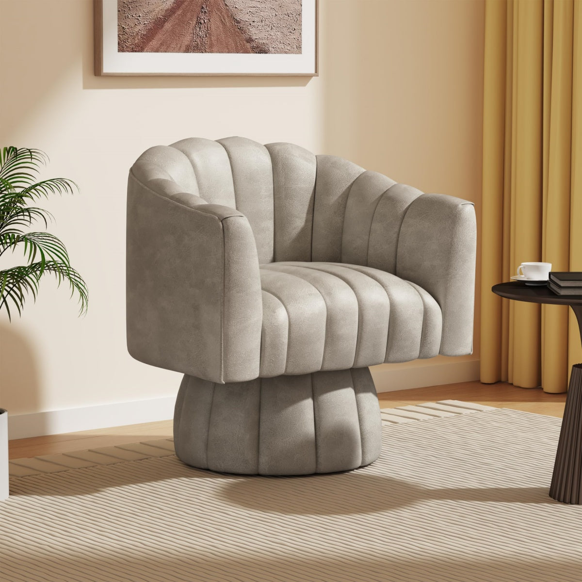 Mira Retro Swivel Accent Chair