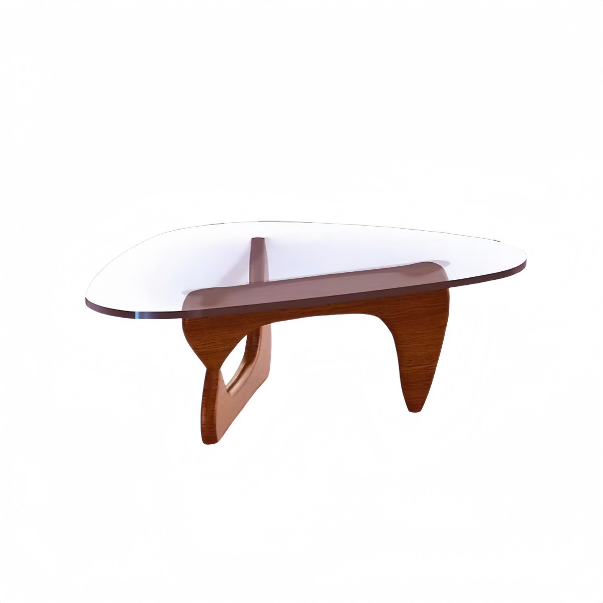 Triangular_Modern_Glass_Coffee_Table|Easy to maintain and built to last