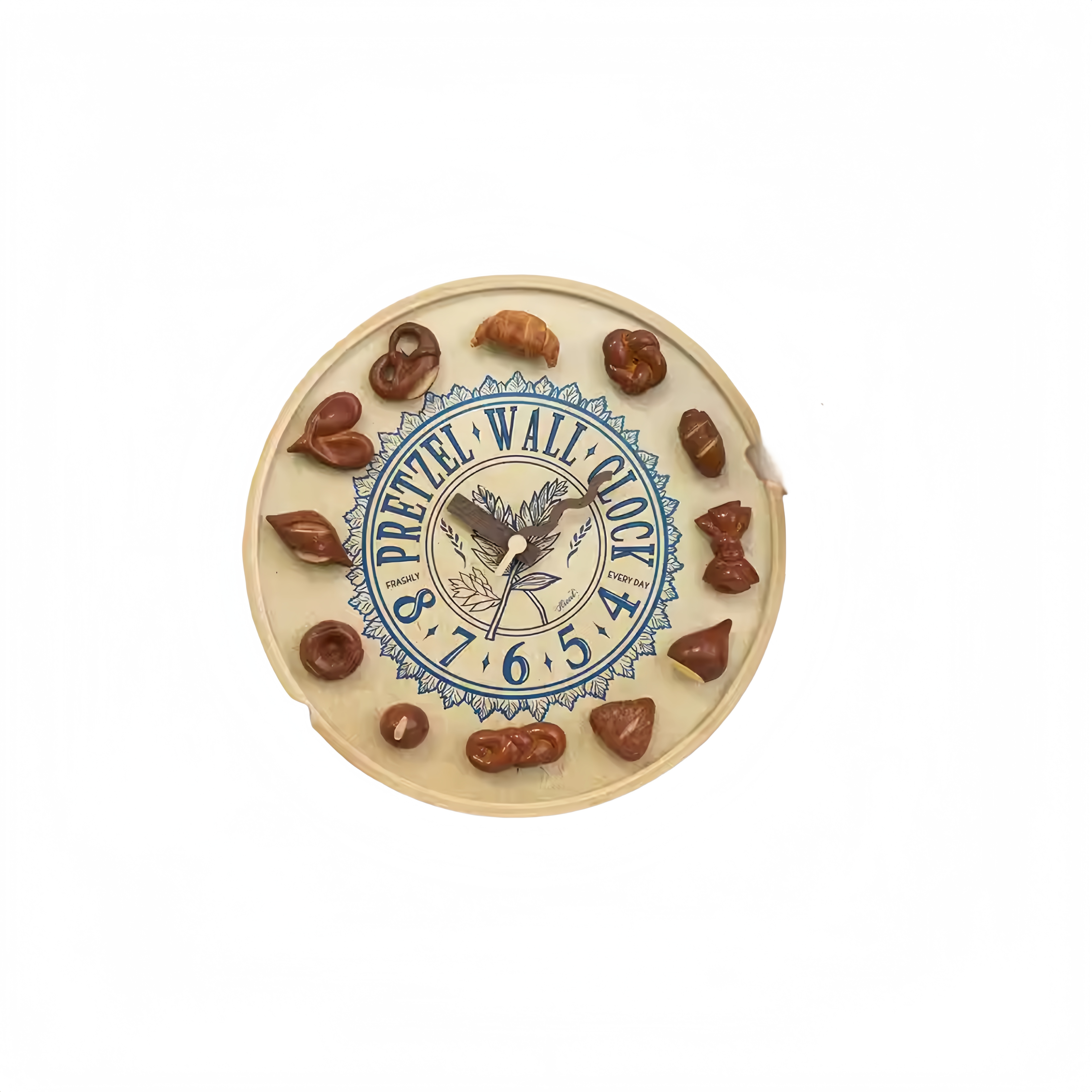 Vintage Wooden Magnetic Silent Wall Clock