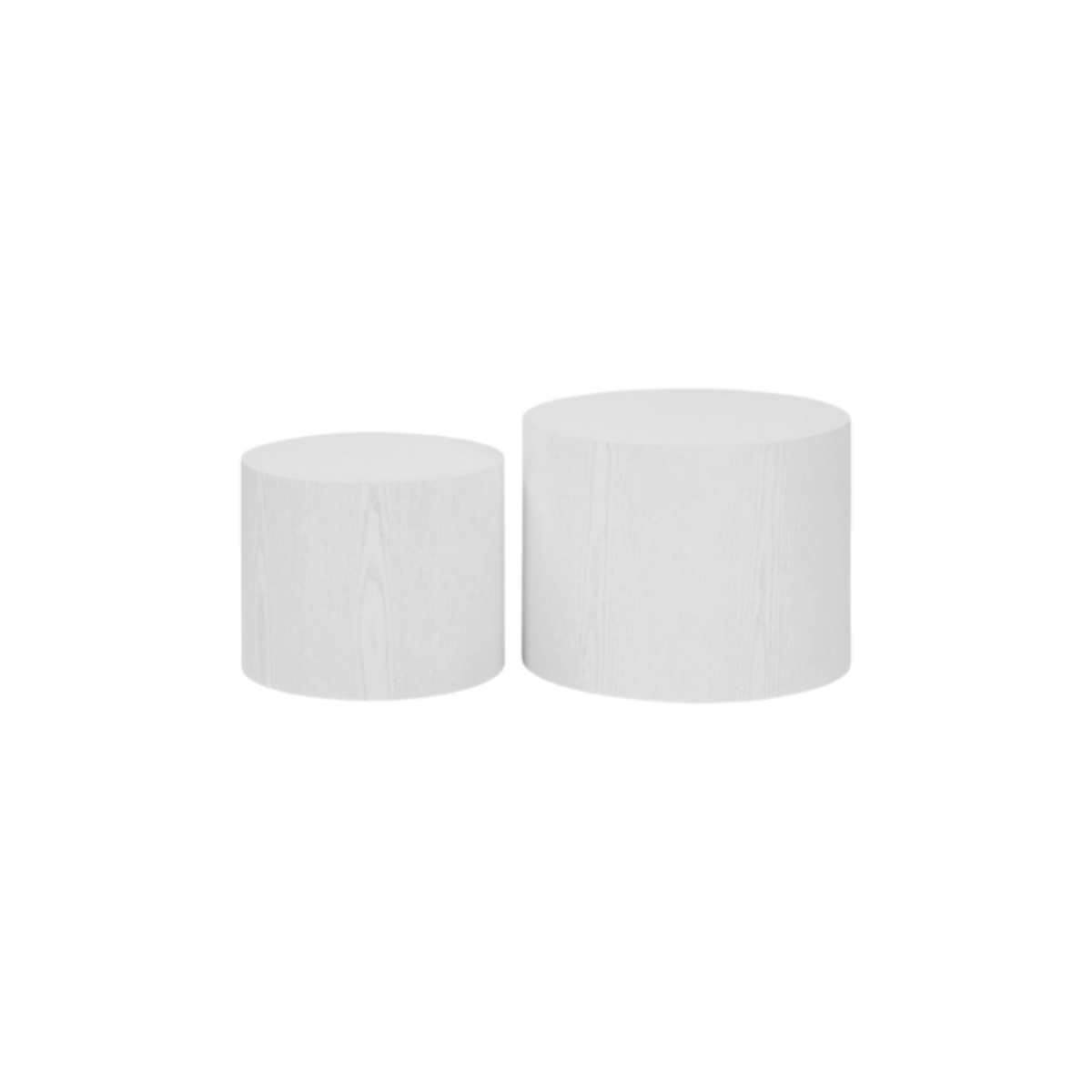 Modern Nesting Drum Coffee Table Set