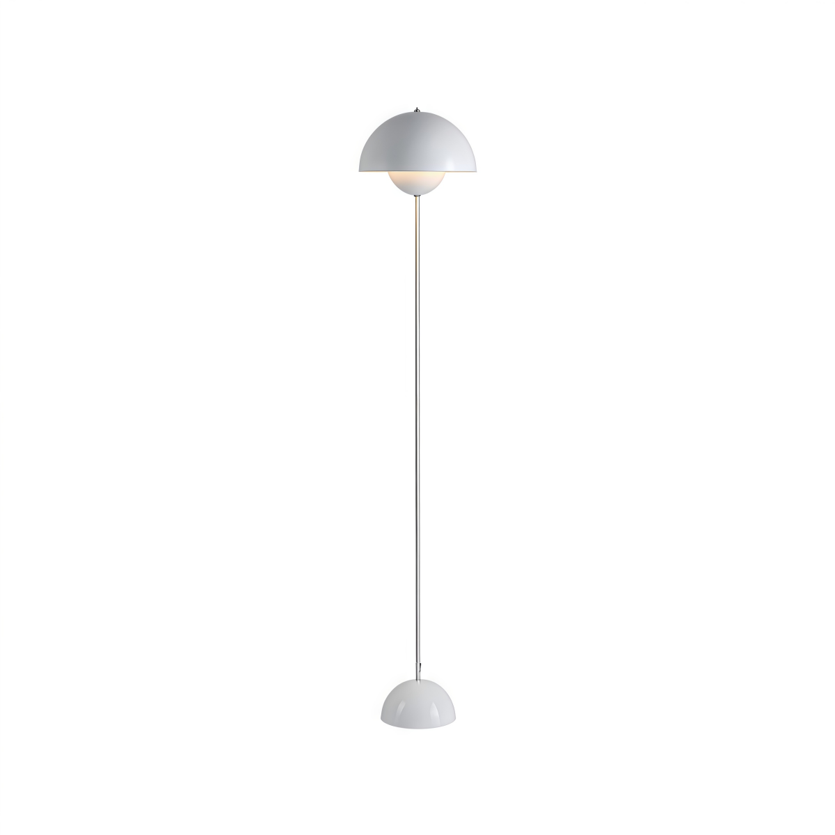 White Reed_Iron_Frame_Floor_Lamp|Soft, Indirect Lighting