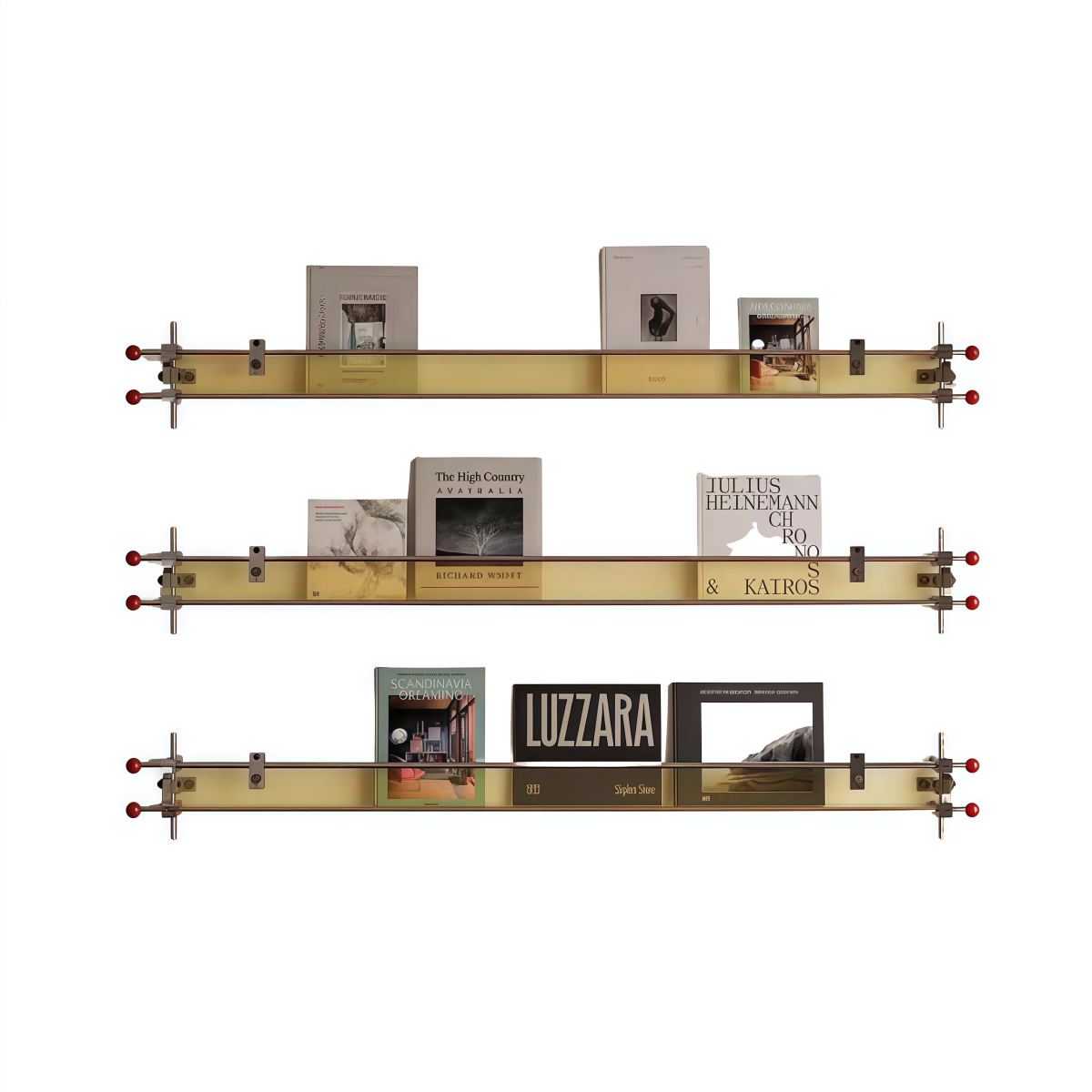 Modern Bauhaus Acrylic Magazine Rack