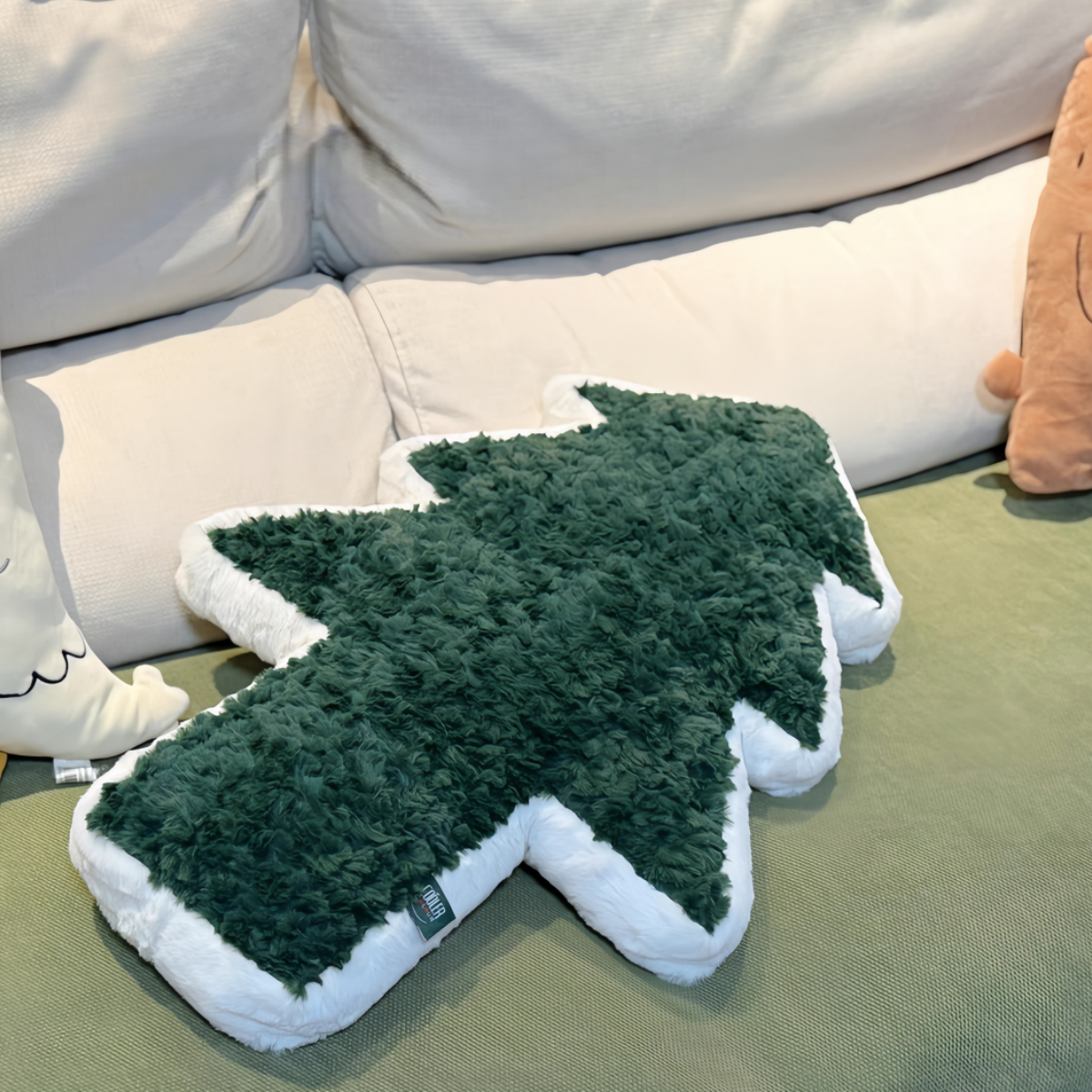 Coolercolour Pine Tree Plush Pillow