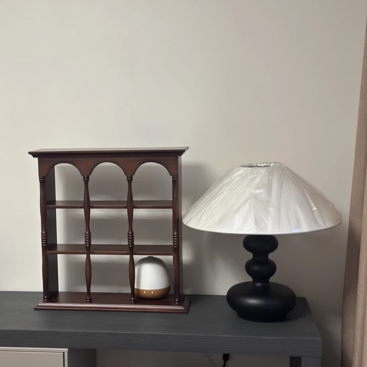 Roman Arch Vintage Solid Wood Wall-Mounted Mug Rack