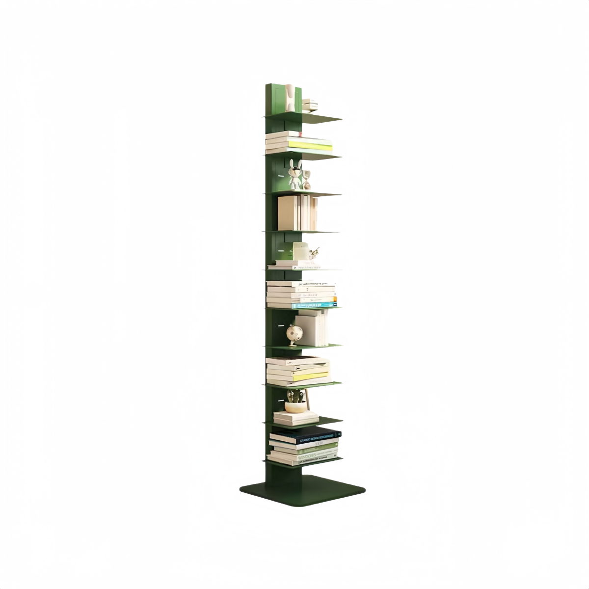 Slim Vertical Floating Book Rack