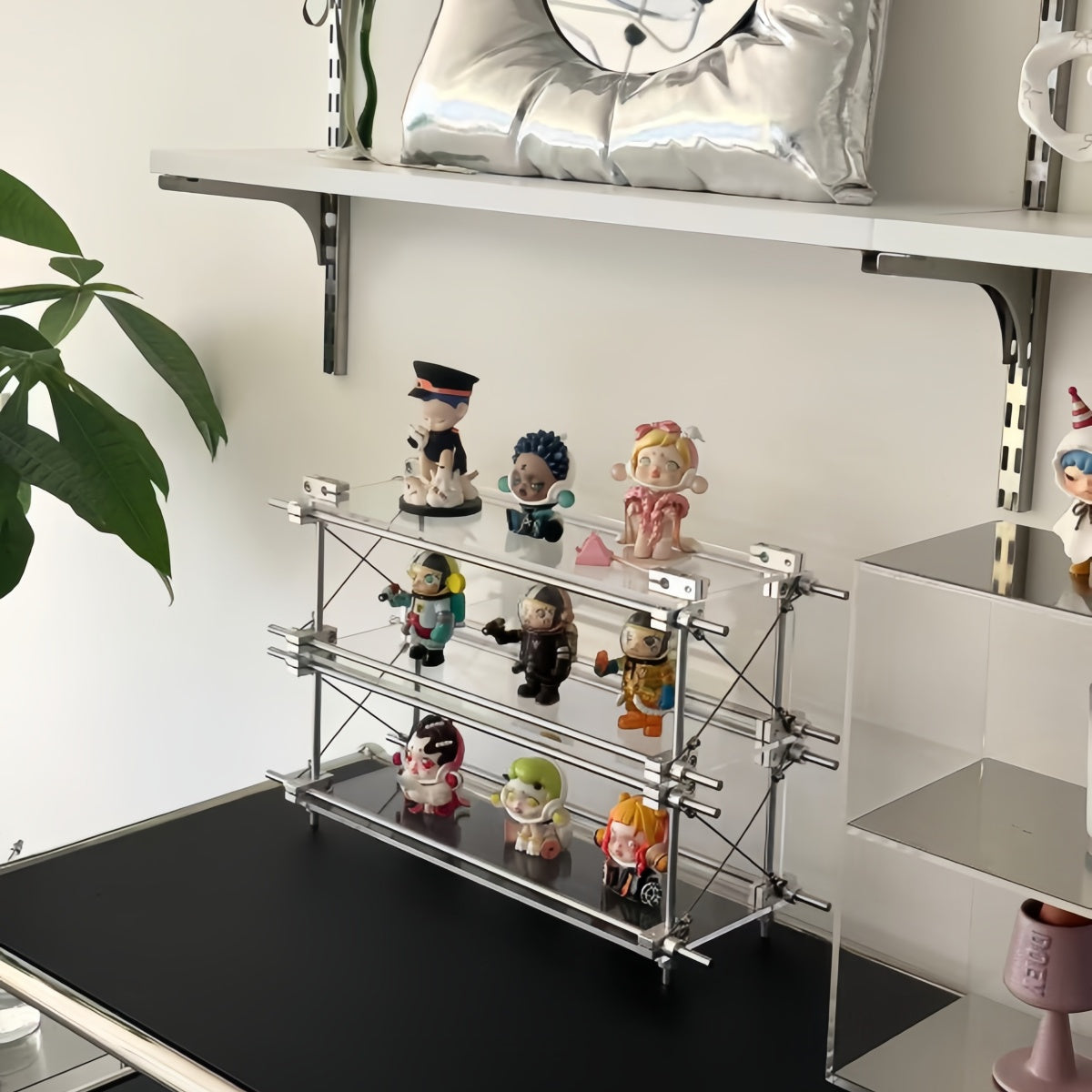 Clear Acrylic Double-Layer Storage Box