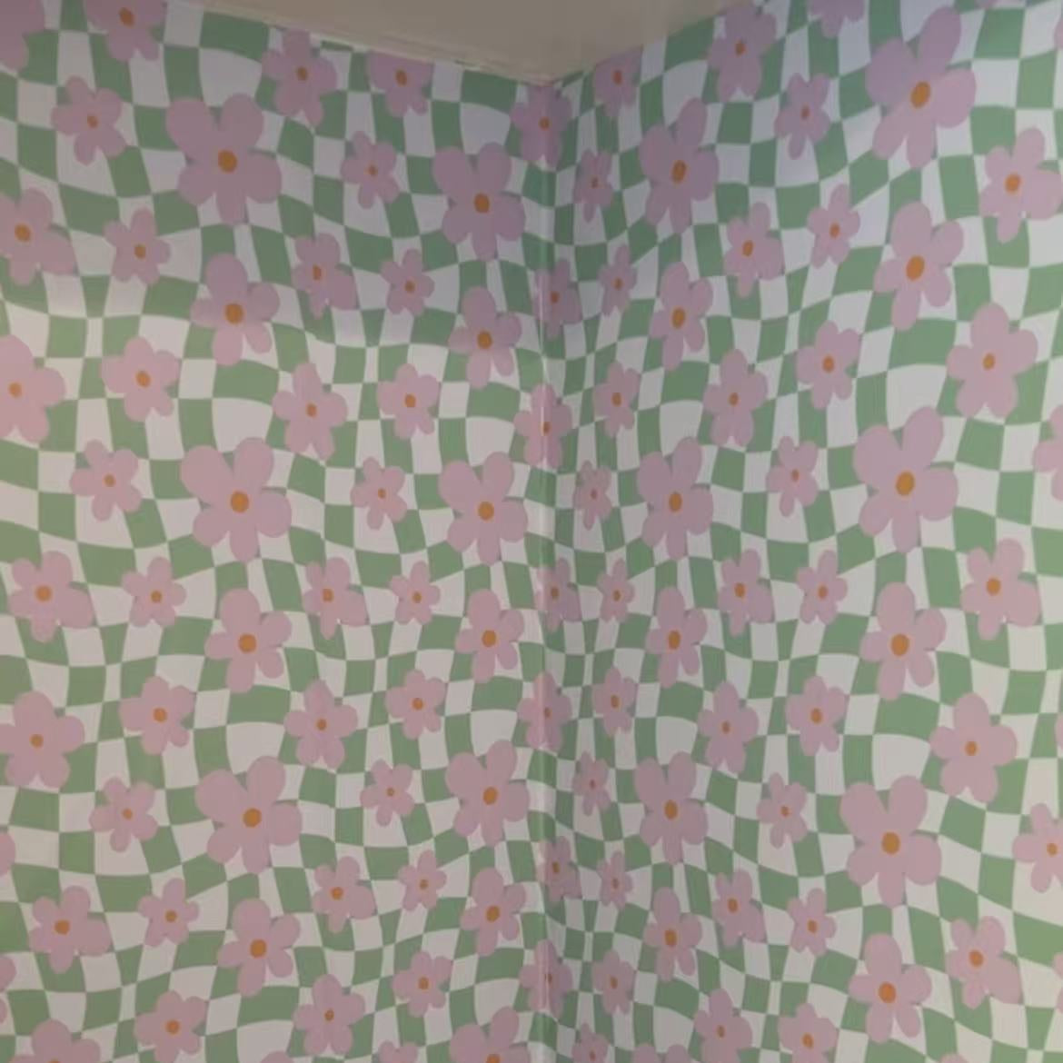 Retro Floral Peel and Stick Wallpaper