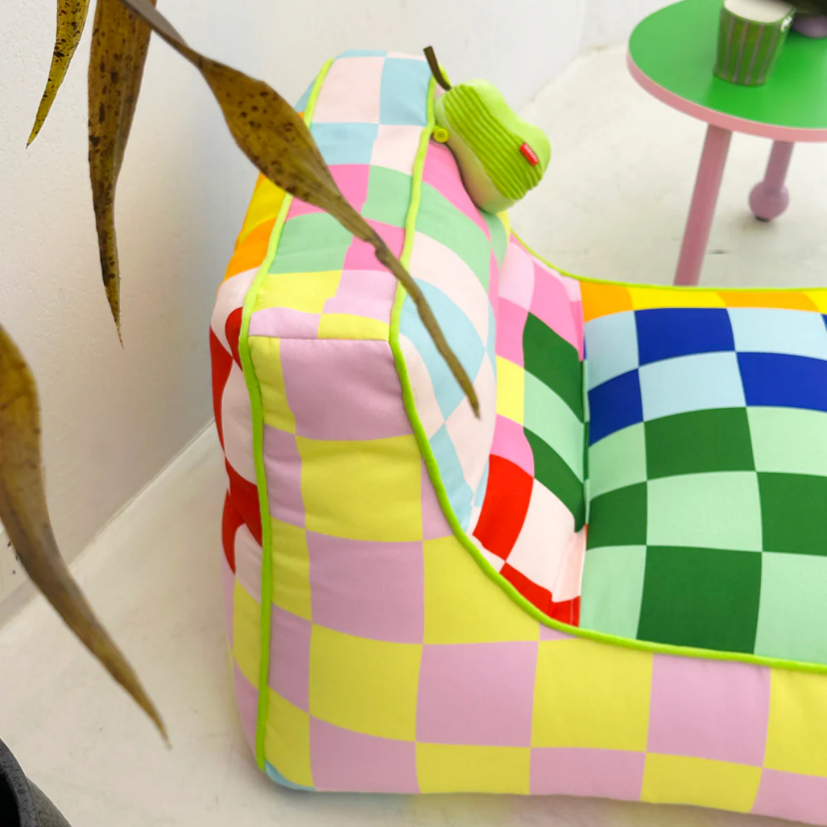 Mosaic Grid Bean Bag Chair