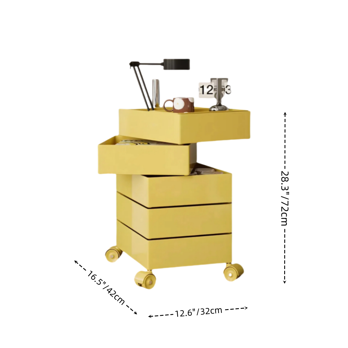 Chic Nordic Rotating Storage Cabinet