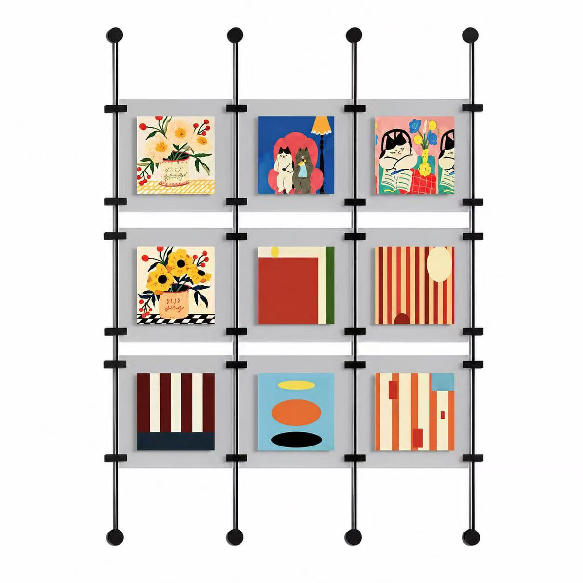 Sculpta Clear Acrylic Wall Display Rack