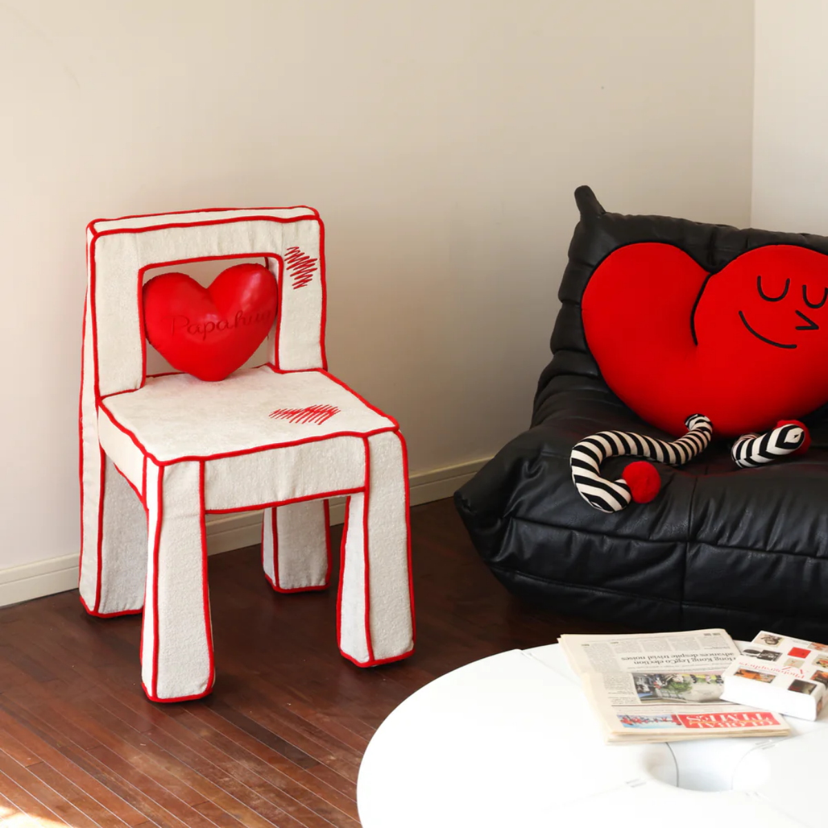Heart-Shaped Cartoon Chair