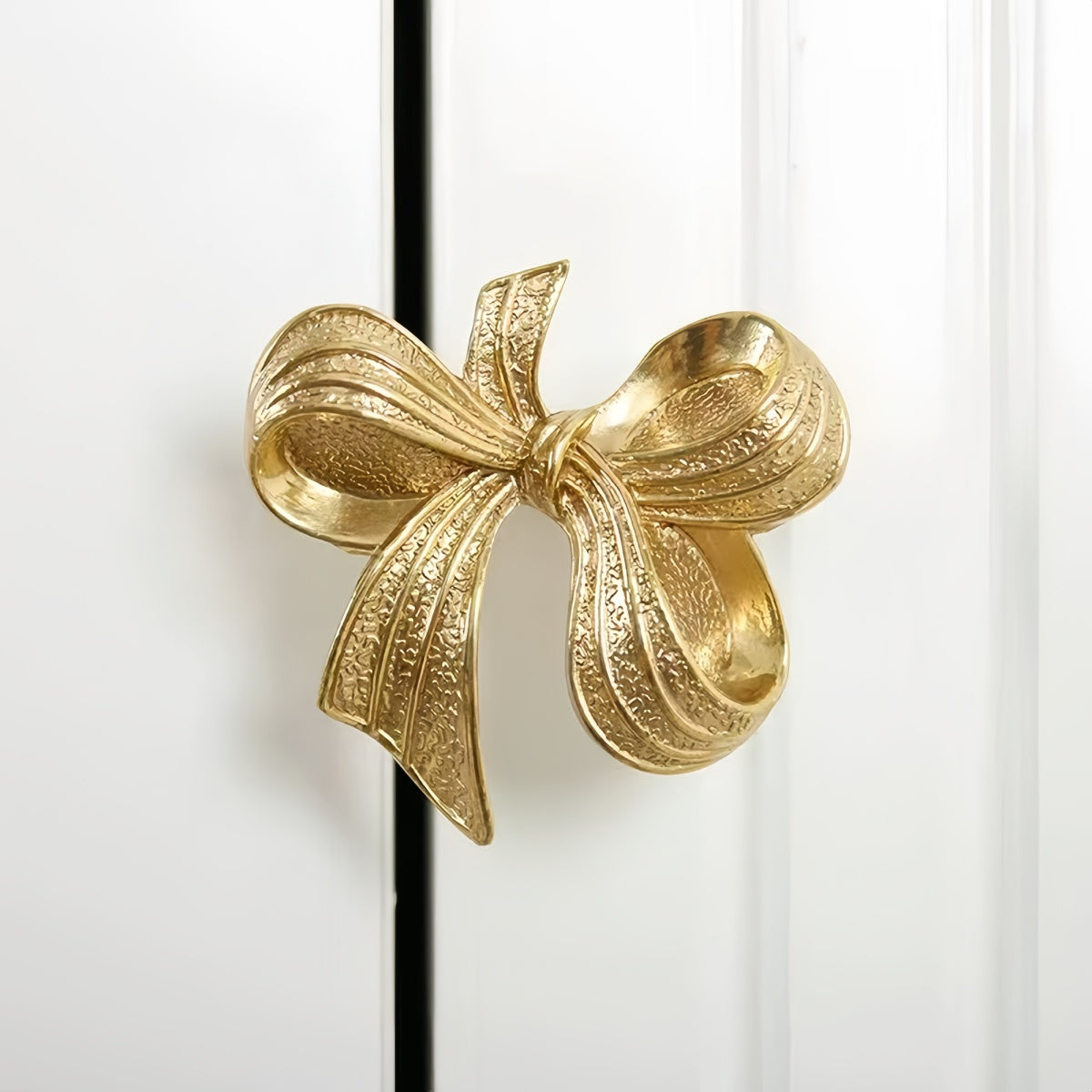 Creative Luxury Gold Butterfly Knot Drawer Pull