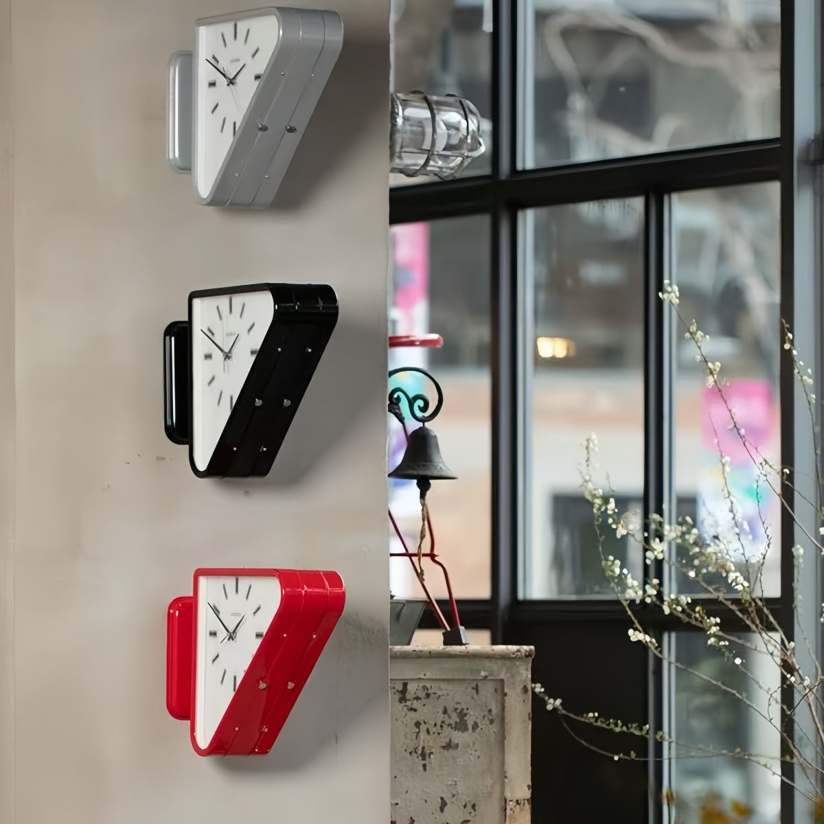 Axis Triangle Wall Clock