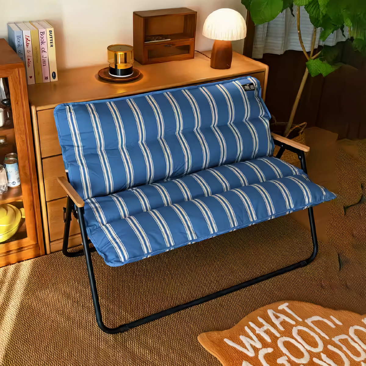 modern floor cushion for relaxed seating space