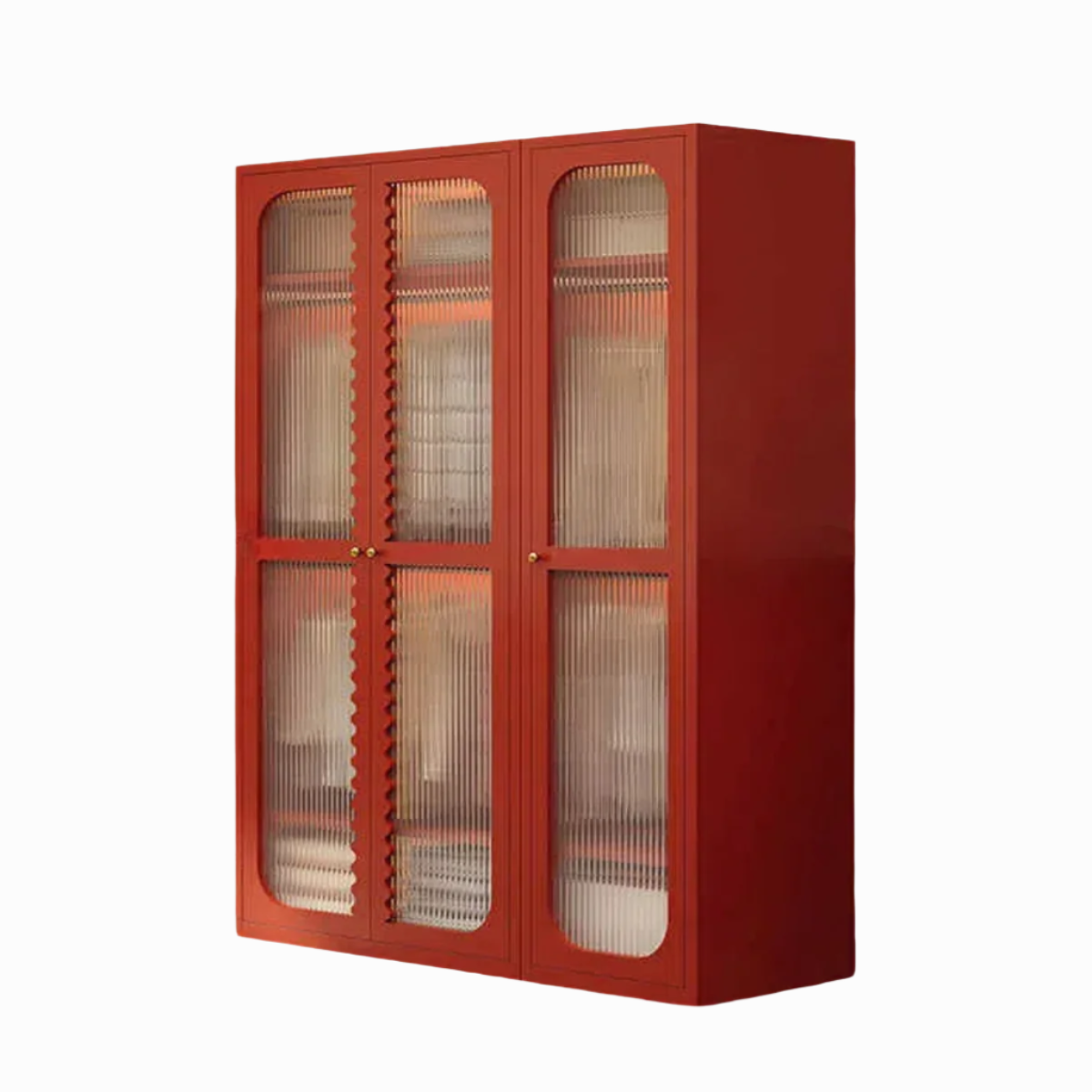 French Vintage Steel Wardrobe