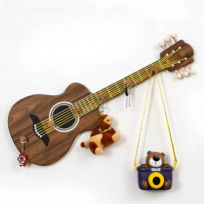 Guitar-Shaped Wall Hook