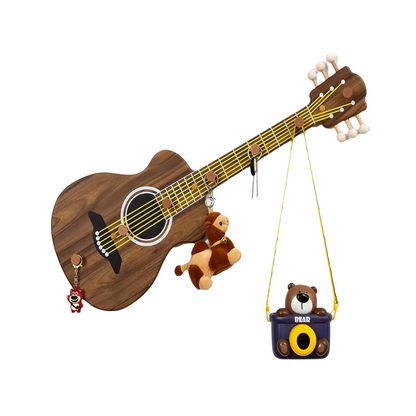 Guitar-Shaped Wall Hook