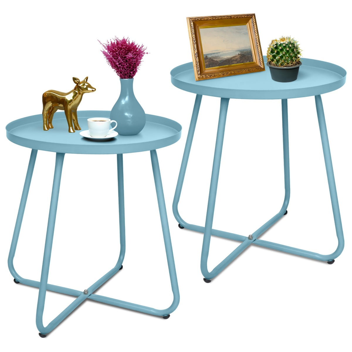Minimalist Round Side Tables