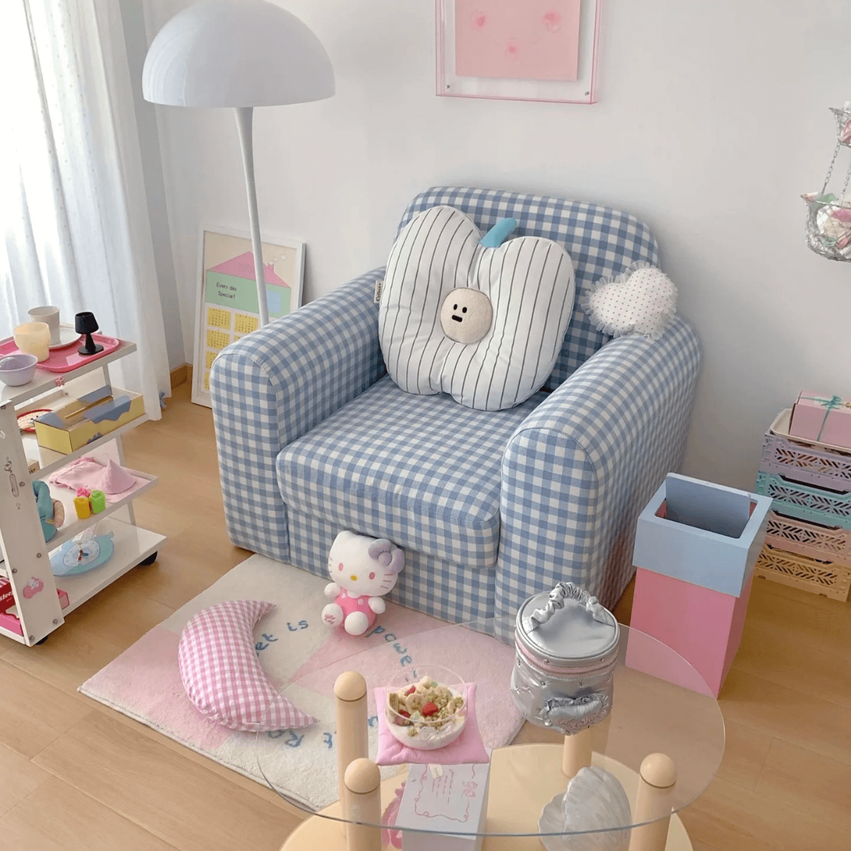 Dreamy Checkered Sofa