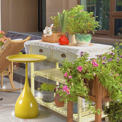Modern Metal Round Side Table