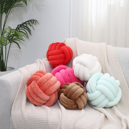 Lana Knotted Round Pillow