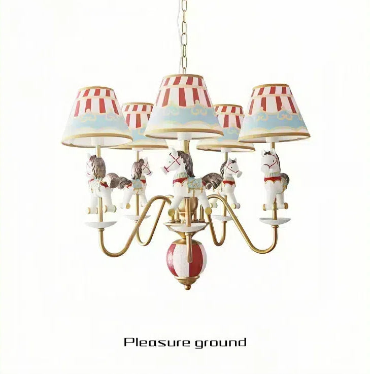 Carousel Horse Chandelier