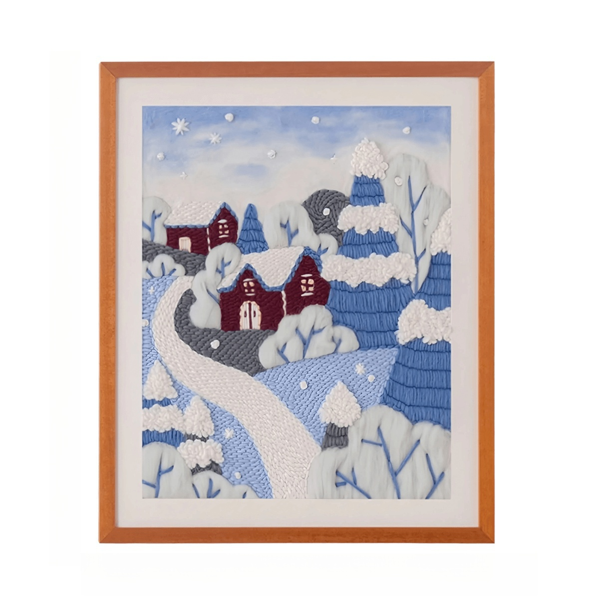 Winter Charm – Punch Needle Embroidery Kit