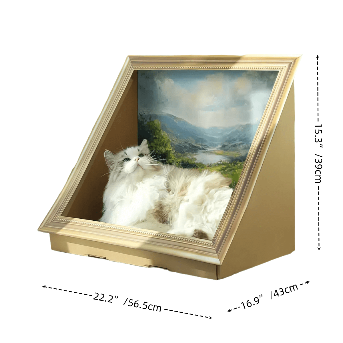 Oil Painting Cat Scratcher