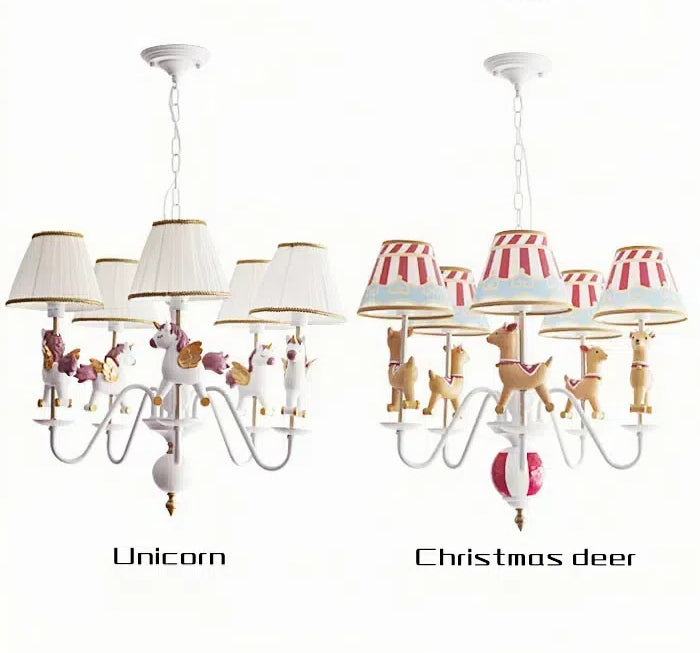 Carousel Horse Chandelier