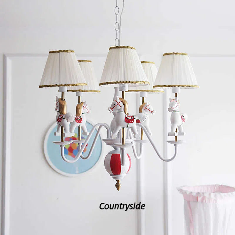 Carousel Horse Chandelier