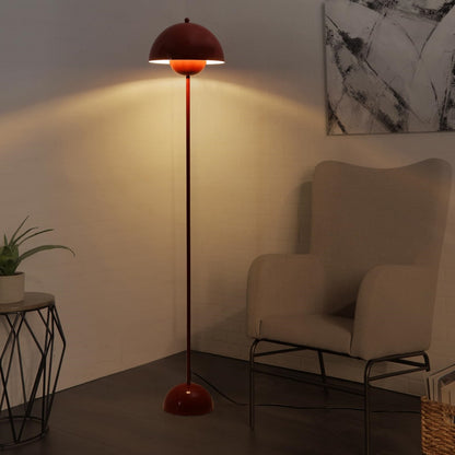Reed Iron Frame Floor Lamp