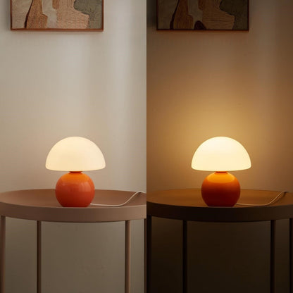 Opal Glow Mushroom Lamp