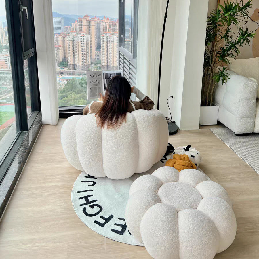 Pumpkin Puff Lounge Chair