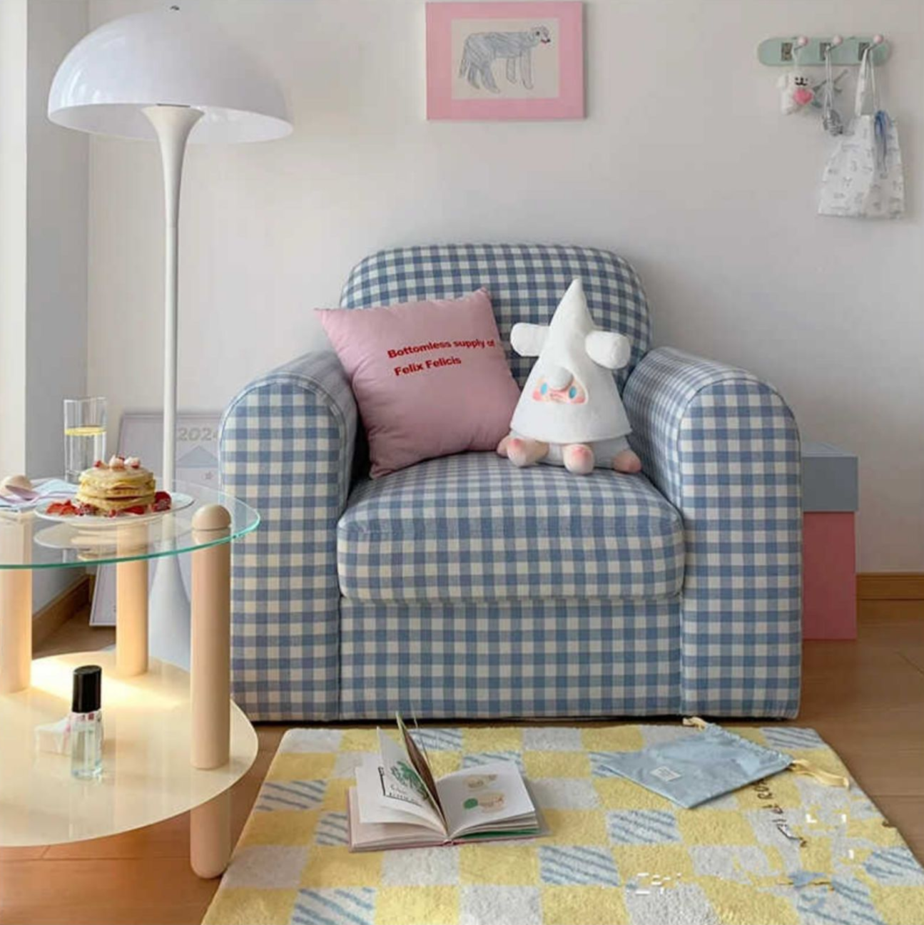 Dreamy Checkered Sofa