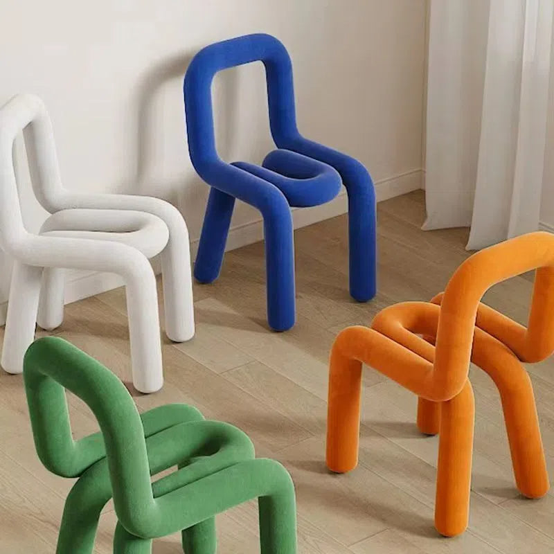 Curvy Tube Chair (Multiple Colors)